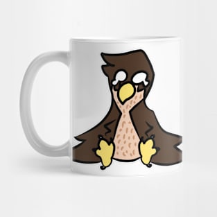 Falcon bird sit Mug